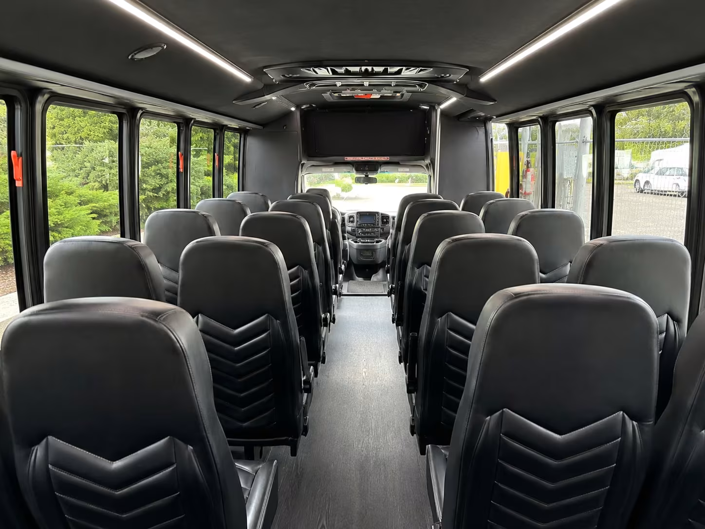 15 passenger minibus inside
