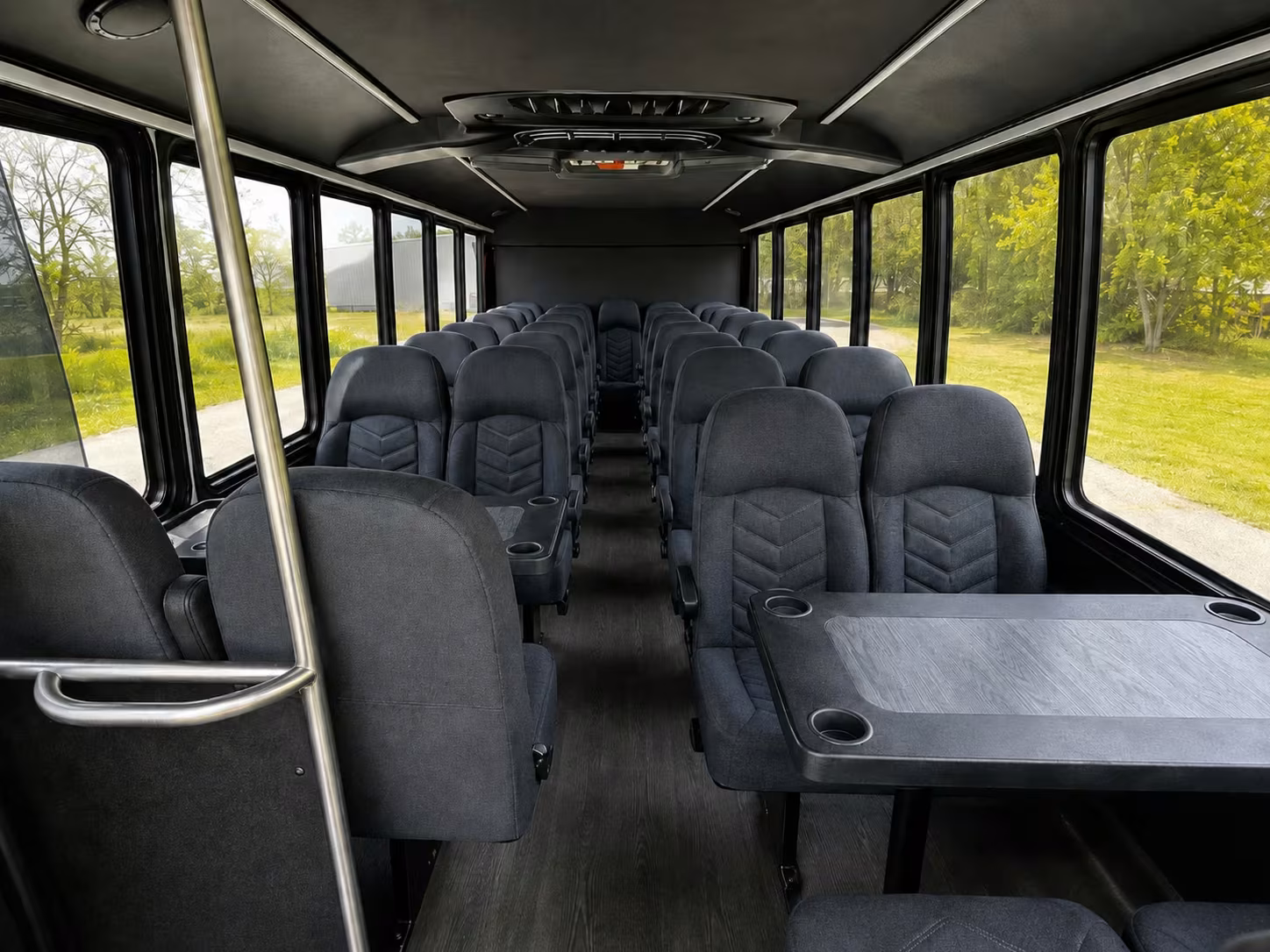 18 passenger minibus interior