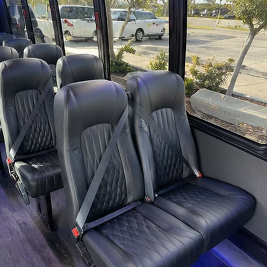 25 passenger minibus inside