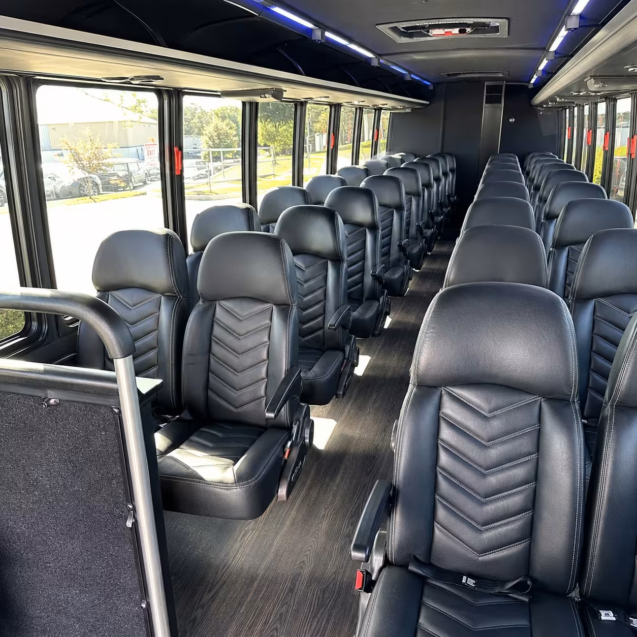 35 passenger minibus inside