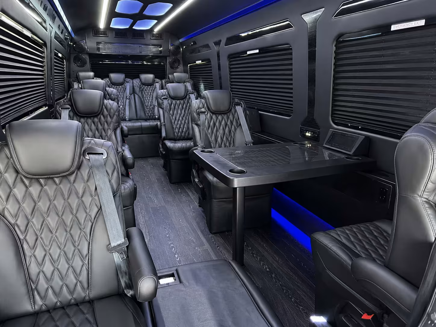 sprinter van with driver interior