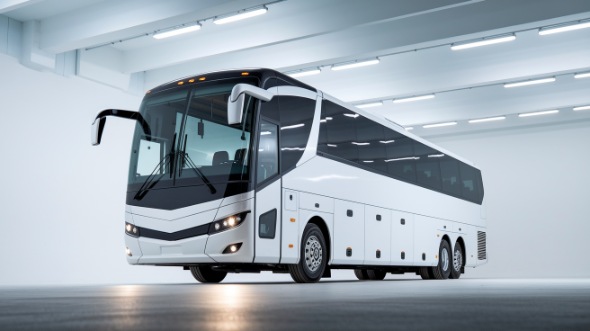 55 passenger charter bus reading