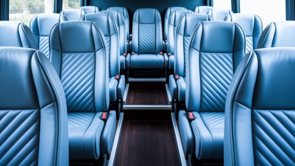 scranton 18 passenger minibus interior