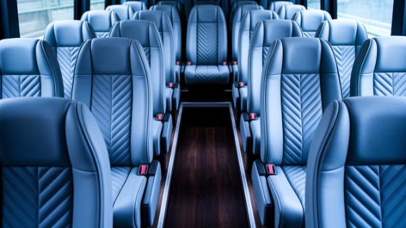 scranton 30 passenger minibus inside