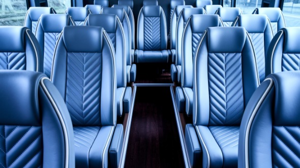 scranton 30 passenger minibus interior