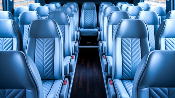 scranton 35 passenger minibus interior