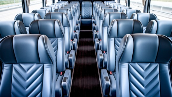 scranton 55 passenger charter bus interior