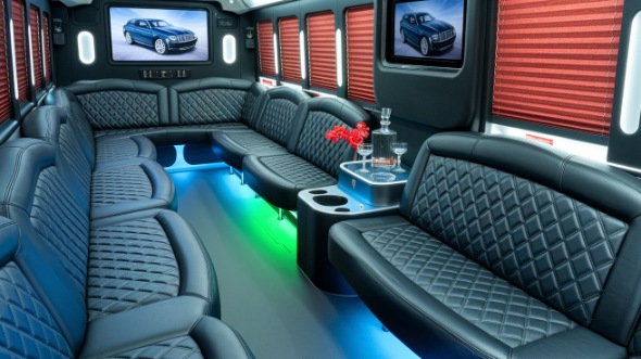 scranton sprinter limo rental interior